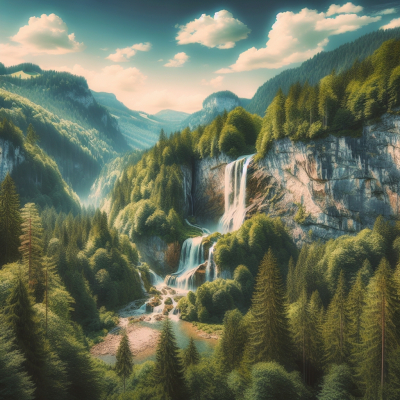 Wasserfall in Bayern